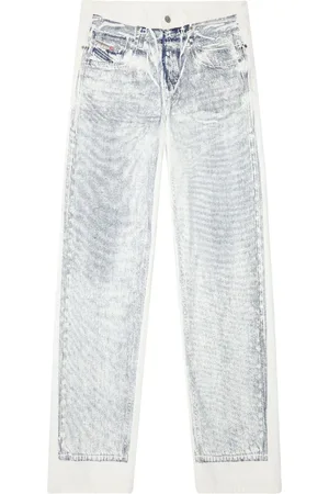 Diesel 2001 D-Macro mid-rise straight-leg jeans