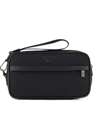 Emporio Armani Logo-plaque wash bag