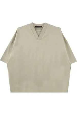 FEAR OF GOD Logo-print V-neck cotton T-shirt
