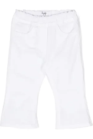 Il gufo Flared cotton trousers