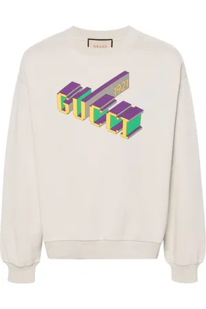 Gucci Logo-print cotton sweatshirt