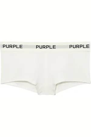 Purple Brand Logo-waistband boxers