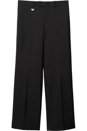 Burberry Straight-leg wool-blend trousers