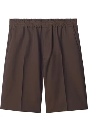 Burberry Tailored wool herringbone shorts