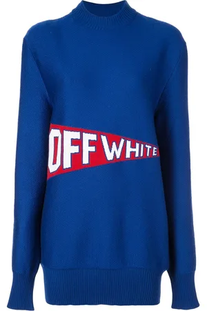 OFF-WHITE Varsity style logo jumper