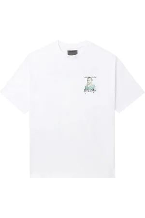 Musium Div. Graphic-print cotton-blend T-shirt
