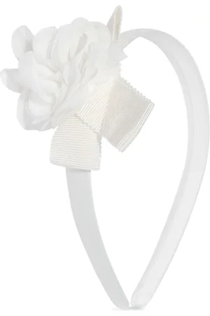 PATACHOU Floral-appliqué bow headband