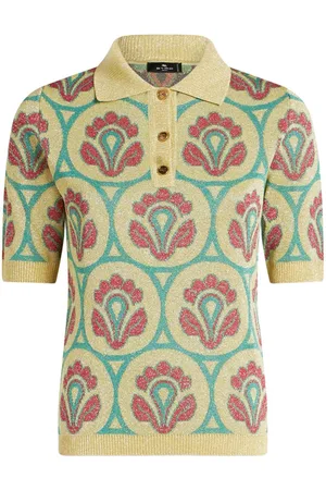 Etro Jacquard knit polo shirt