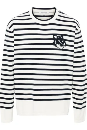 Maison Kitsuné Fox-motif cotton jumper