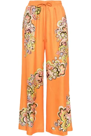ALÉMAIS Starscape wide-leg lyocell-blend trousers
