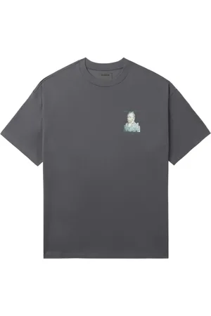 Musium Div. Graphic-print cotton-blend T-shirt