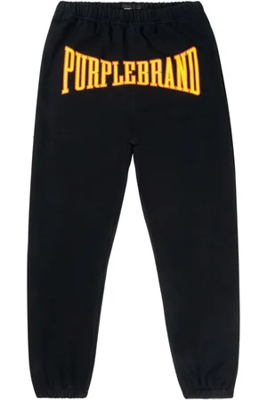 Purple Brand Logo-appliqué track pants