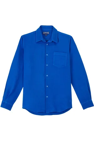 Vilebrequin Logo-embroidered linen shirt