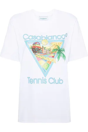Casablanca Afro Cubism Tennis Club cotton T-shirt