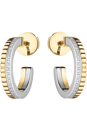 Boucheron 18kt Quatre Radiant Edition diamond hoop earrings