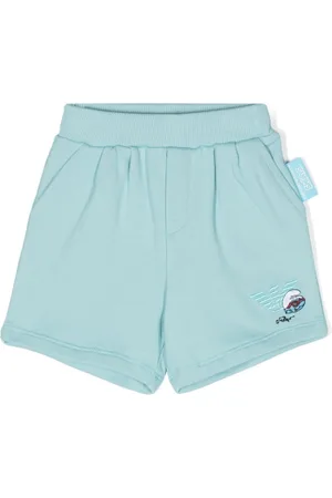 Emporio Armani X Smurfs cotton track shorts