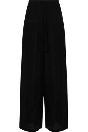 THOM KROM Chambray linen wide trousers