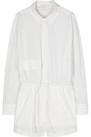 TELA Pinstripe seersucker jumpsuit
