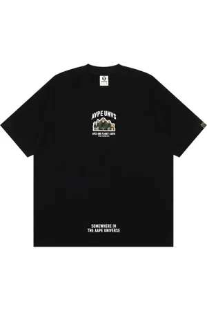 A Bathing Ape Logo-applique cotton T-shirt