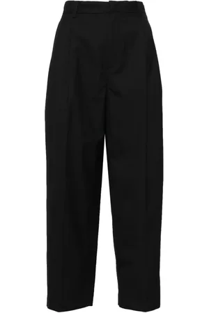 JNBY High-rise tapered-leg trousers