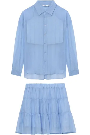 B+AB Long-sleeve shirt skirt set