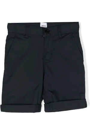 HUGO BOSS Turn-up stretch-cotton shorts