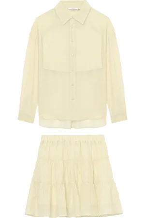 B+AB Long-sleeve shirt skirt set