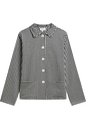 AGNÈS B. Gingham button-up shirt