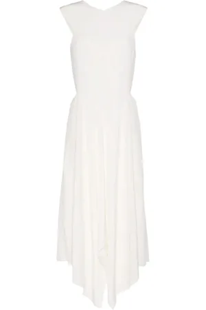 Joseph Silky Vichy Danube silk dress