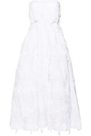 Simone Rocha Bow-detail strapless gown