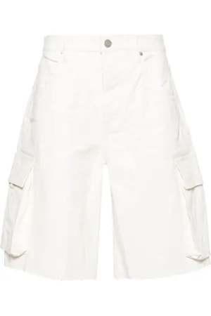 Purple Brand Crinkled-finish cargo shorts