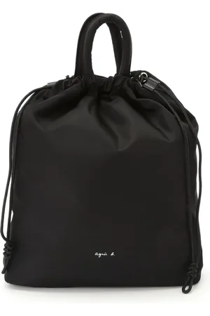 AGNÈS B. Logo-print drawstring backpack