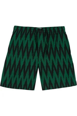 YMC Jay graphic-print shorts