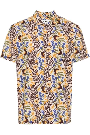 YMC Malick floral-print shirt