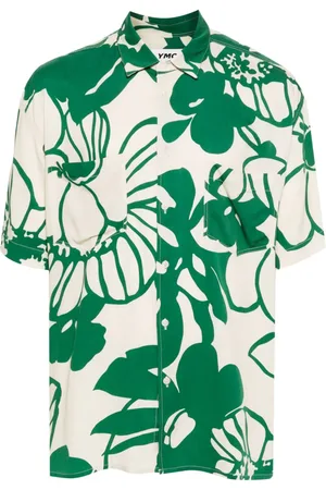 YMC Mitchum floral-print shirt