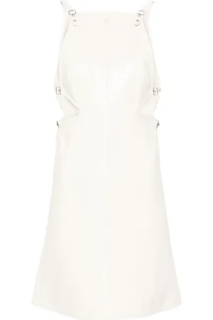 Courrèges Slash Buckle sleeveless minidress
