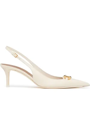 VALENTINO GARAVANI VLogo Signature 60mm leather slingback pumps