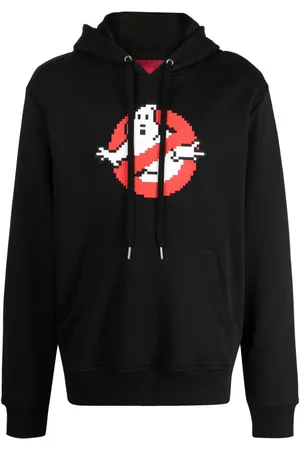 MOSTLY HEARD RARELY SEEN Ghost Catcher graphic-print cotton hoodie