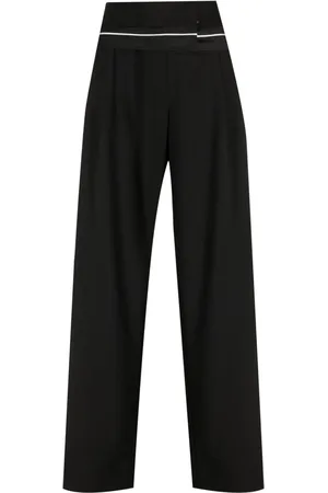 RACHEL GILBERT Dani striped straight-leg trousers