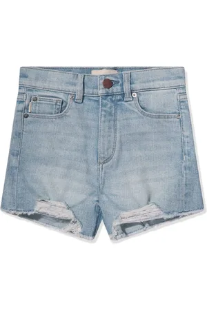 DL1961 Kids Distressed denim shorts