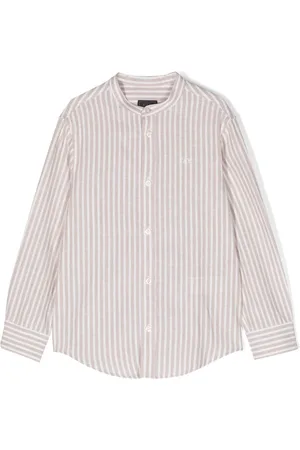 FAY Striped long-sleeve shirt