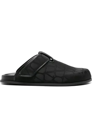 VALENTINO GARAVANI Toile Iconographe-jacquard slippers