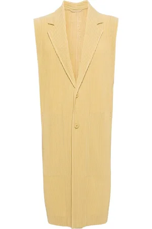 Issey Miyake Pleated long vest