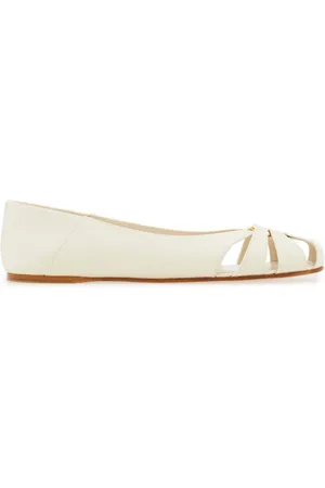 Salvatore Ferragamo Gancini ornament flat ballerina shoes