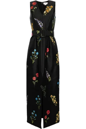 Sachin & Babi Marsden floral-print gown