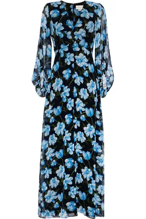 Sachin & Babi Jenny floral-print gown