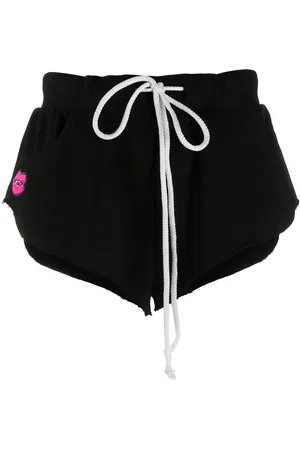 Natasha Zinko Fang-patch cotton shorts