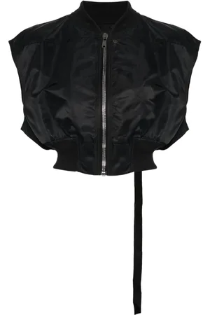 Rick Owens Babel Tatlin sleeveless bomber jacket