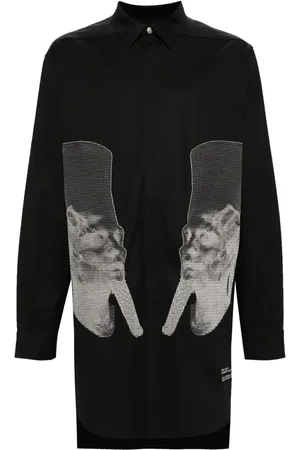 Rick Owens Jumbo cotton shirt jacket