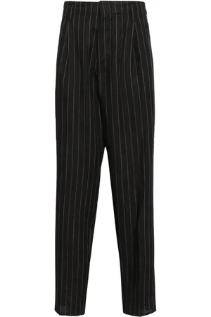 Brunello Cucinelli Pinstripe linen trousers